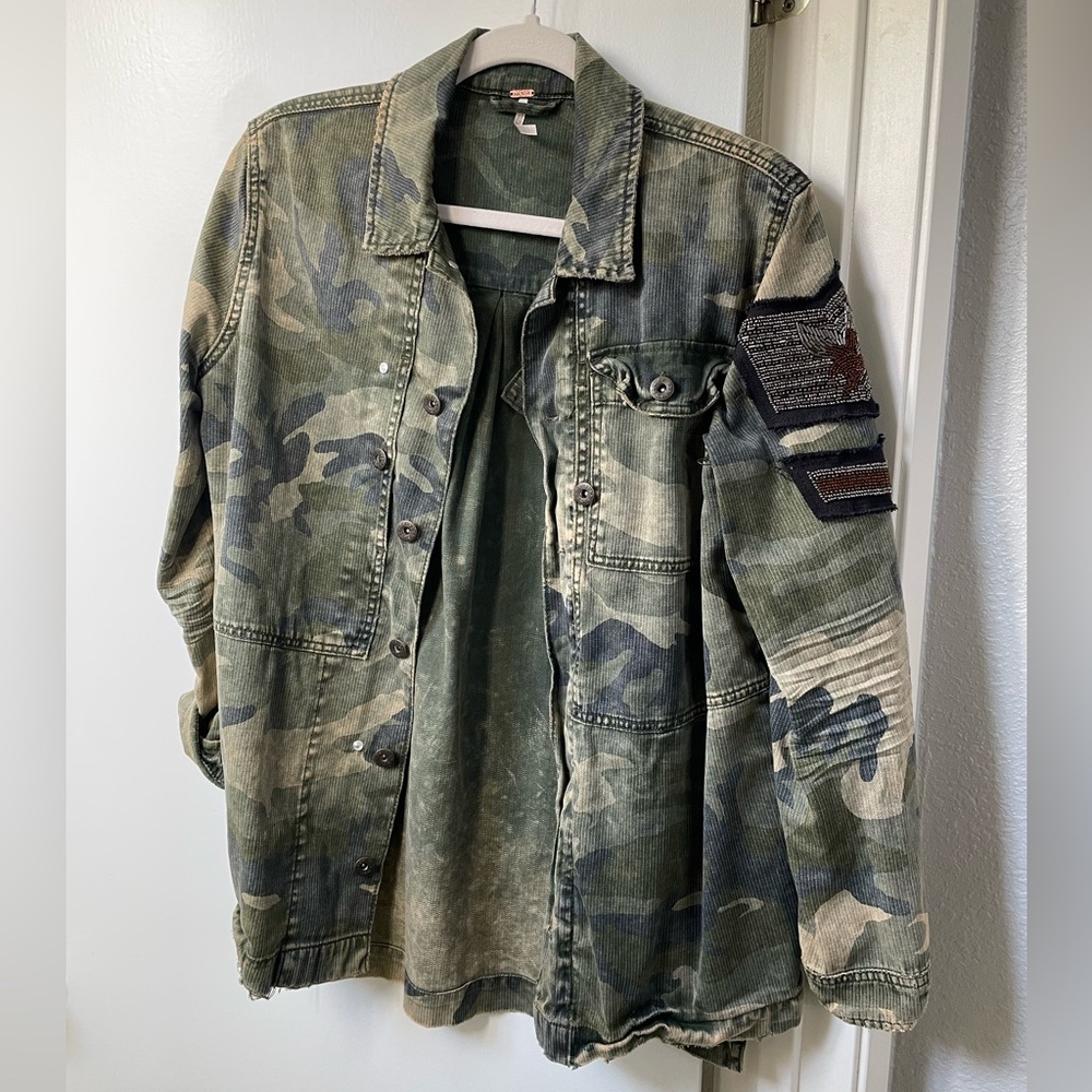 Free people military jacket